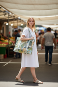 Quilted Tropical Tote