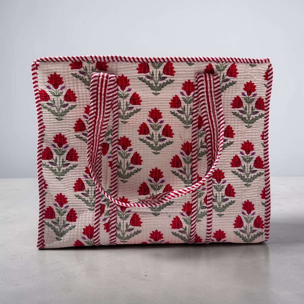 Red Garden Tote
