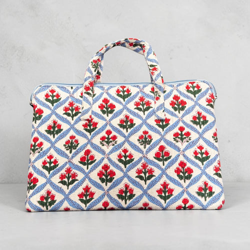 Blue Lattice Laptop Sleeve