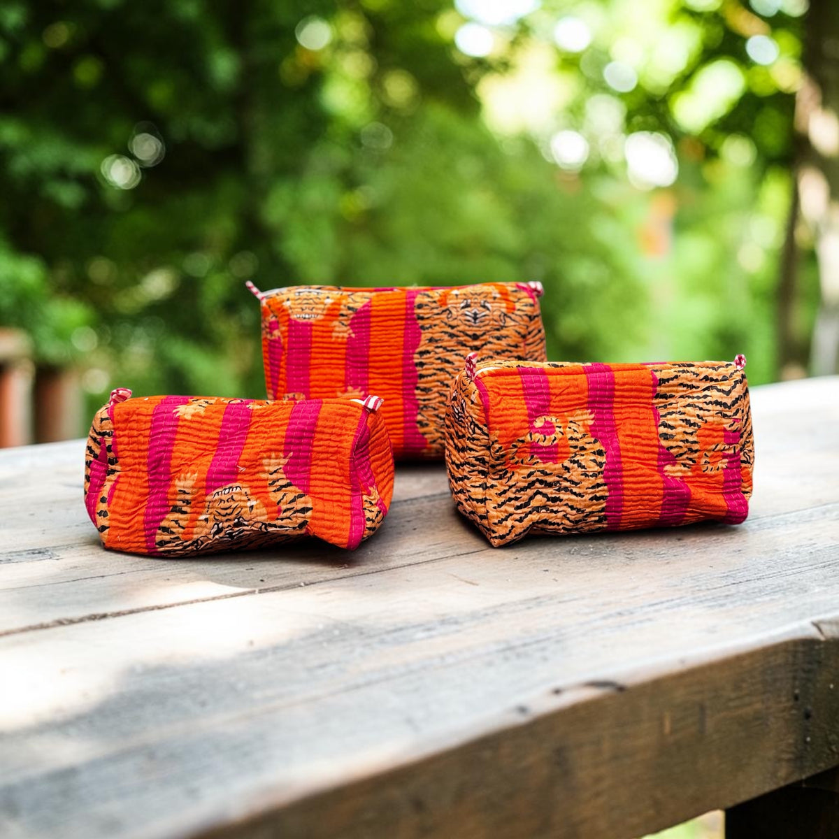 Wild Tiger Pouch Set